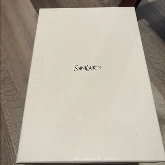 Saint Laurent Cream Loafers - Picture 6 of 6